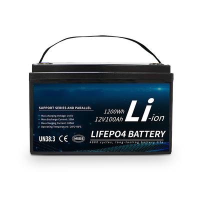 Ιονικό lifepo4 ρυμουλκών 12.8V 100ah πακέτο μπαταριών λίθιου με την οθόνη LCD για την ενέργεια